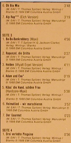 EAV: Kann Denn Schwachsinn Sünde Sein, EMI(7 91102 1), EEC, Foc, 1988 - 2LP - Y5034 - 7,50 Euro