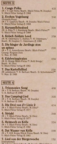 De Bläck Föss: Was Habst Du In Die Sack?, Foc, EMI(7 90668 1), D, Booklet, 1990 - 2LP - Y5035 - 9,00 Euro