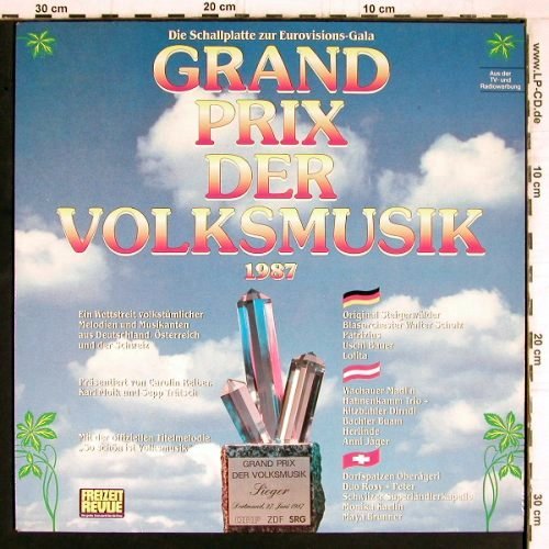 V.A.Grand Prix der Volksmusik: (International) 1987, CBS(450 964 1), NL, 1987 - LP - Y5128 - 5,00 Euro