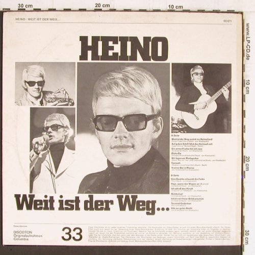 Heino: Weit ist der Weg..., m-/vg+, Discoton(92 871), D,  - LP - Y5425 - 6,00 Euro