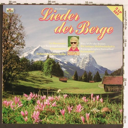 Heino: Die SchÖnsten Lieder der Berge, Imperial/EMI(120 7 91281 1), D, 1981 - LP - Y5430 - 7,50 Euro