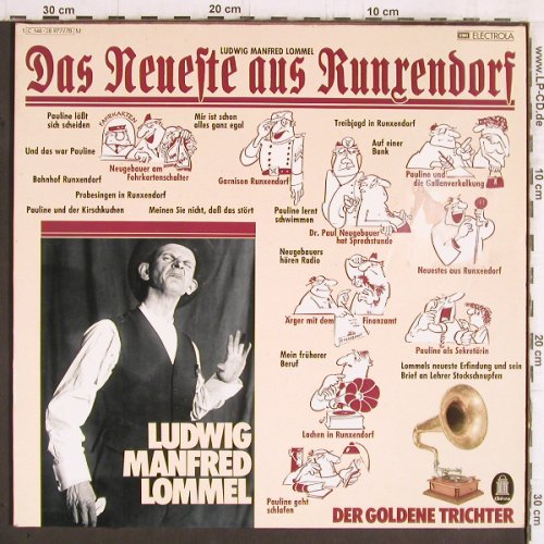 Lommel,Ludwig Manfred:&nbsp;Das Neueste aus Runrendorf, Foc, Odeon (C 148-28 977/78), D Typ:&nbsp;2LP Best.-Nr.:&nbsp;Y5883 Preis:&nbsp; 9,00 Euro