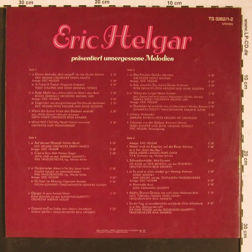 Helgar,Eric   präsentiert..: Auf Ihren Wunsch, Foc, Telefunken, Muster(TS 3262/1-2), D, 1974 - 2LP - Y599 - 7,50 Euro