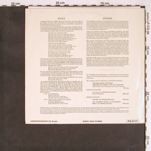 Rilke,Rainer Maria: Stundenbuch,Herbstg.by Quadflieg, Telefunken(PLB 6117), D,  - 10inch - Y8010 - 7,50 Euro