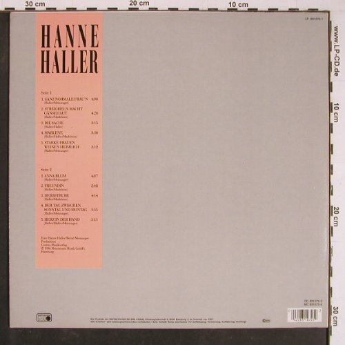 Haller,Hanne: Ganz Normale Frau'n, Metronome(831072-1), D, 1986 - LP - Y844 - 6,00 Euro