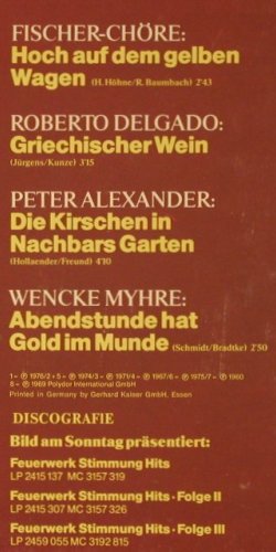 V.A.Wüsche-Ihr GrossesWunschkonzert: Max Greger... Wenke Myhre, Polydor/BILD(2459 060), D,  - LP - Y8825 - 4,00 Euro