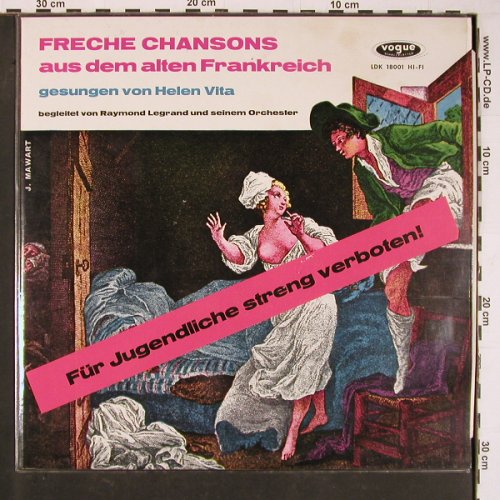 Vita,Helen: Freche Chansons a.d.alten Frankr., Vogue(LDK 18001), D, 1963 - LP - Y884 - 7,50 Euro