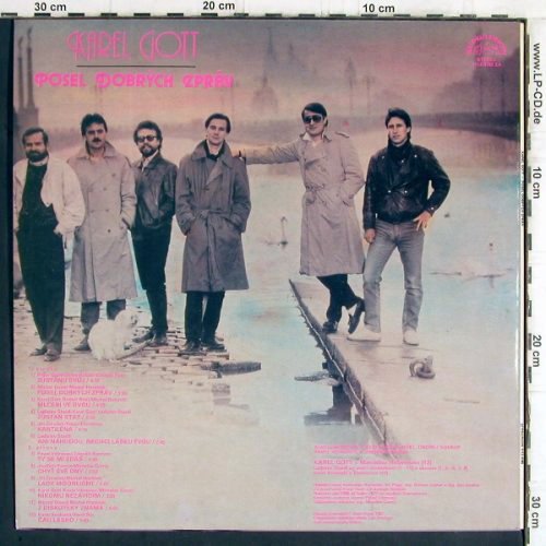 Gott,Karel:&nbsp;Posel Dobrych Zprav, Supraphon (1113 4180), CZ, 1987 Typ:&nbsp;LP Best.-Nr.:&nbsp;Y9048 Preis:&nbsp; 6,00 Euro