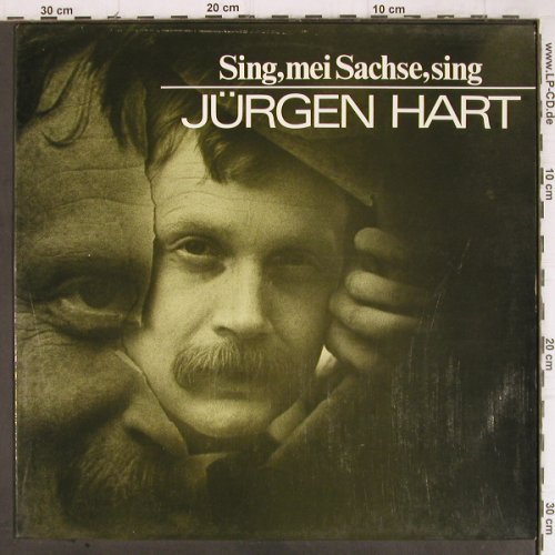 Hart,Jürgen: Sing, mei Sachse, sing, Amiga(6.24315 AS), D/DDR, 1980 - LP - Y9065 - 5,00 Euro