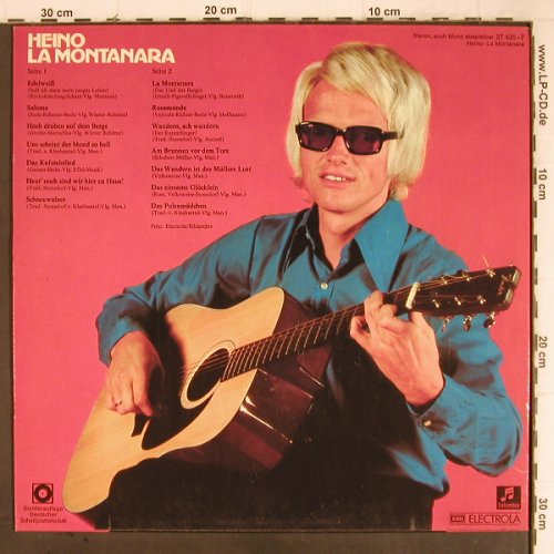 Heino: La Montanara, Sonderauflage DSC, EMI(27 435-7), D,  - LP - Y9072 - 5,00 Euro