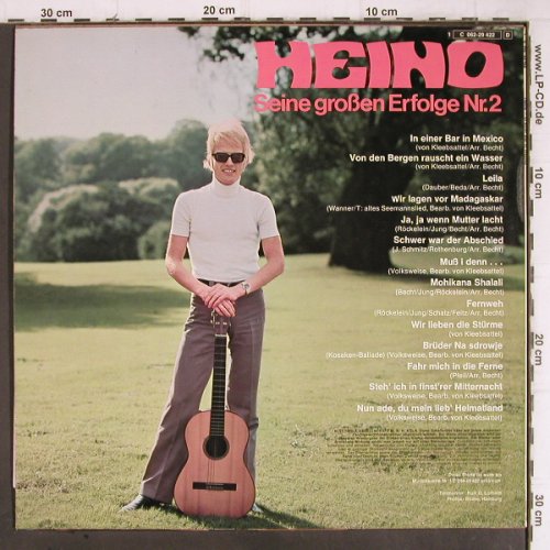 Heino: In Einer Bar In Mexico-Gr.Erfolge 2, Emi/Columbia(C 062-29 422), D,  - LP - Y9074 - 5,00 Euro