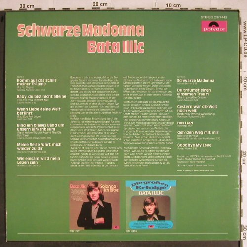 Illic,Bata: Schwarze Madonna, Polydor(2371 443), D, 1974 - LP - Y9111 - 5,00 Euro