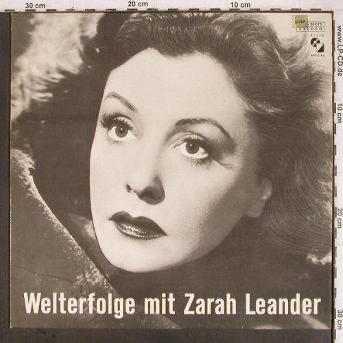 Leander,Zarah:&nbsp;Welterfolge mit, m-/vg+, Elite(SOLP) (PLPS 30075), D Typ:&nbsp;LP Best.-Nr.:&nbsp;Y9179 Preis:&nbsp; 3,00 Euro