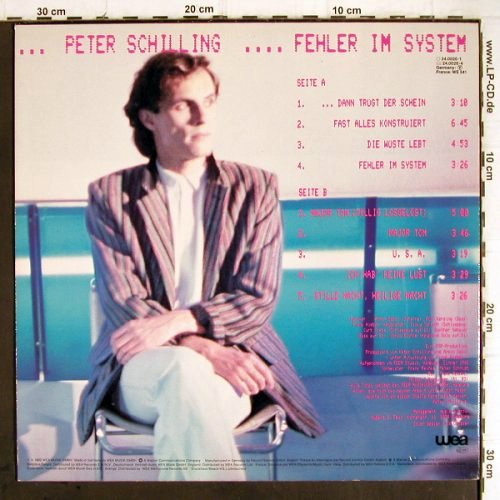 Schilling,Peter: Fehler im System, WEA(24.0026-1), D, 1982 - LP - Y9282 - 5,00 Euro