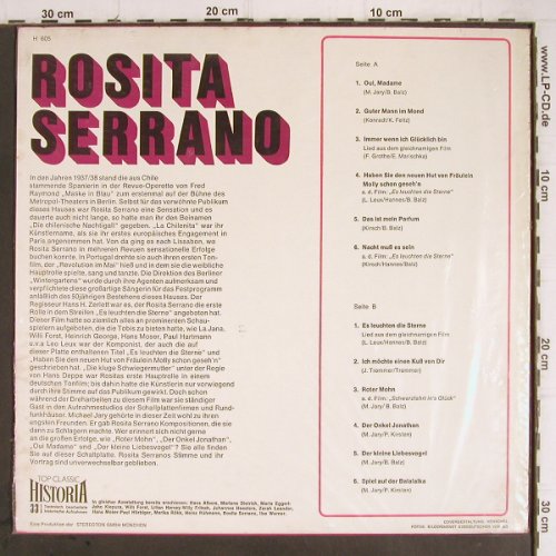 Serrano,Rosita: Same, FS-NEU sealed, Top Classic Historia(H 605), D,  - LP - Y9440 - 7,50 Euro