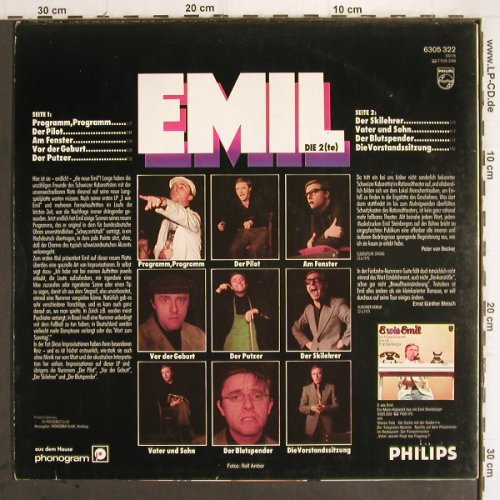 Steinberger,Emil:&nbsp;Die 2(te), Philips/Stern (6305 322), D, 1976 Typ:&nbsp;LP Best.-Nr.:&nbsp;Y9475 Preis:&nbsp; 3,00 Euro