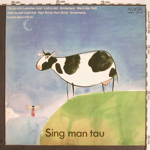 V.A.Sing Man Tau:&nbsp;Mecklenburger Musikanten.., Amiga (Red) (8 55 542), DDR, 1977 Typ:&nbsp;LP Best.-Nr.:&nbsp;Y9582 Preis:&nbsp; 5,00 Euro