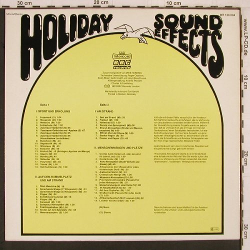 V.A.Holiday Sound Effects: 52Tr,Sport,Erholung,Rummelpl.Strand, Interc.(INT 128.004), D, 1978 - LP - E2985 - 5,00 Euro