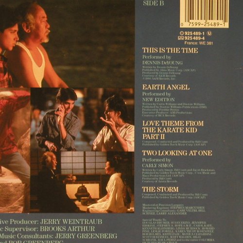Karate Kid: Part II,Original Soundtrack by V.A., WB(925 489-1), D, 1986 - LP - E5444 - 5,00 Euro