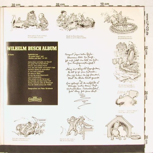 Willhelm Busch Album: gespr.Peter Striebeck, ,Foc, Intercord(964-08 Z), D,  - 2LP - F1153 - 10,00 Euro