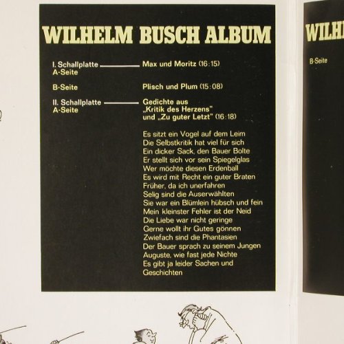 Willhelm Busch Album: gespr.Peter Striebeck, ,Foc, Intercord(964-08 Z), D,  - 2LP - F1153 - 10,00 Euro