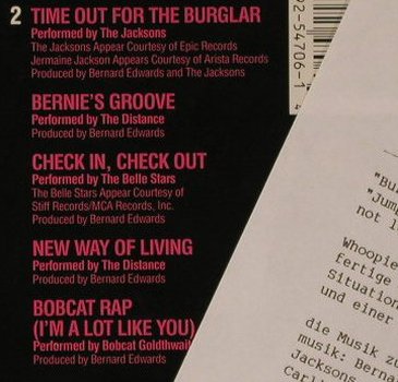 Burglar: Original Soundtrack, MCA(254 706-1), D, 1987 - LP - F1313 - 5,00 Euro