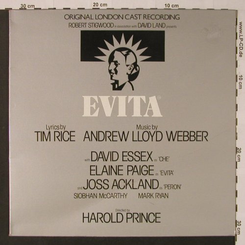 Evita: Original London Cast Recording, Foc, MCA(MCG 3527 BX), UK,m /vg+, 1978 - LP - F3713 - 4,00 Euro