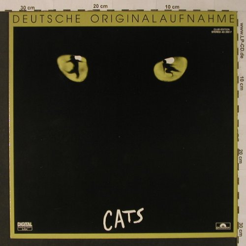 Cats: Deutsche Originalaufnahme, Club-Ed., Polydor(40 390-7), D, 1983 - LP - F4363 - 5,00 Euro