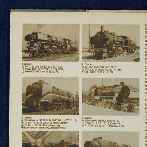 Von 01 Bis 99: Dampflokomotiven d.Reichsbahn,24Tr., Litera(8 65 252), GDR, 1978 - LP - F4674 - 10,00 Euro