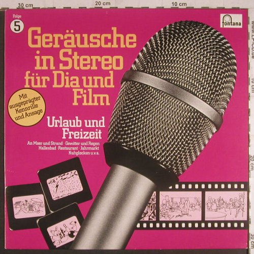 V.A.Geräusche In Stereo 5: Urlaub Und Freizeit,41 Tr., Fontana(6484 014), D, 1979 - LP - F6028 - 6,00 Euro