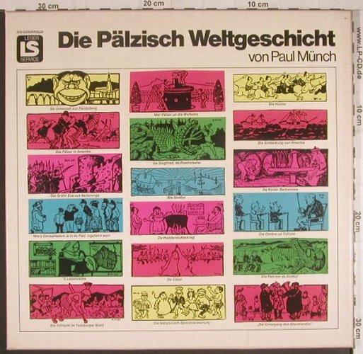 Münch,Paul: Die Pälzisch Weltgeschicht, Box, Leser Service(CR 1011/12), D,  - 2LP - F6137 - 9,00 Euro