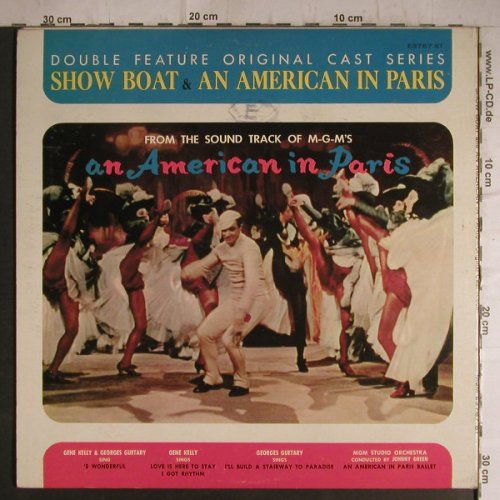 Show Boat/An American in Paris: From Sound Track of MGM, Foc, MGM(E3767 ST), US,vg+/m-,  - LP - F7162 - 5,00 Euro