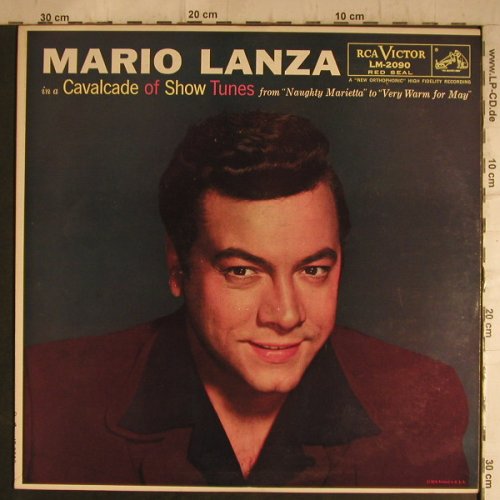 Lanza,Mario: In a Cavalcade of Show Tunes, RCA Victor(LM-2090), US,  - LP - F7252 - 12,50 Euro