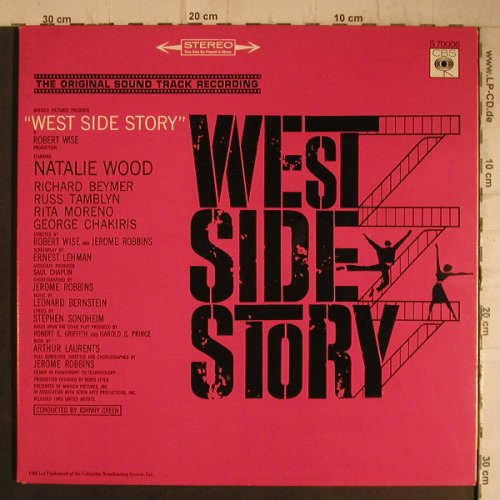 West Side Story: Original Soundtrack, Foc, Ri, CBS(S 70006), NL, 1965 - LP - F7384 - 5,00 Euro