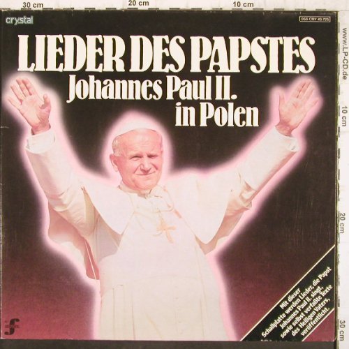 V.A.Lieder des Papstes: Johannes Paul II in Polen, Foc, Crystal(056 CRY 45 725), D, 1979 - LP - F8939 - 5,50 Euro