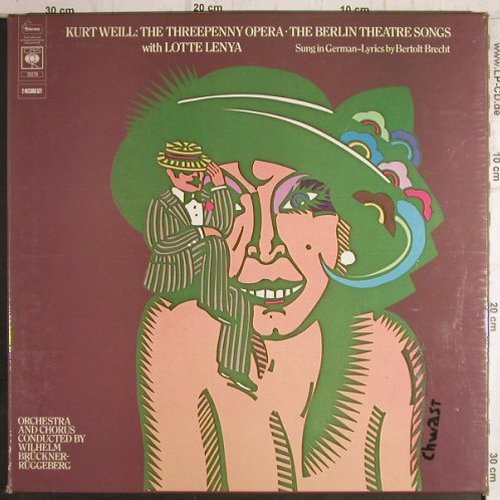 Weill,Kurt / Bertold Brecht: Three Penny Opera,Box, CBS(78279), UK, 1974 - 2LP - F9012 - 15,00 Euro