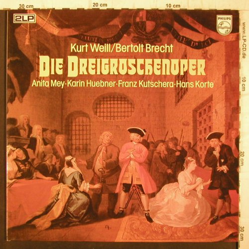 Weill,Kurt / Bertold Brecht: Dreigroschenoper,Foc, Philips(6768 700), NL, 1978 - 2LP - F9013 - 7,50 Euro