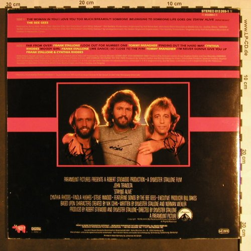 Staying Alive: Original Soundtrack, 3 x signiert, RSO(813 269-1), D, Ri,1983, 1977 - LP - F9409 - 40,00 Euro