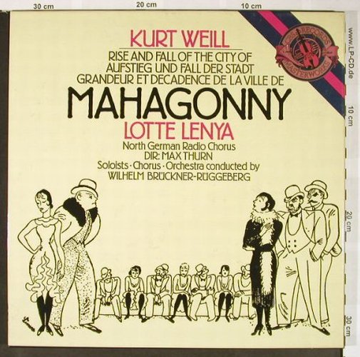 Mahagonny: Kurt Weill, Box (1956), CBS(77 341), D, Ri, 1983 - 3LP - H1681 - 14,00 Euro