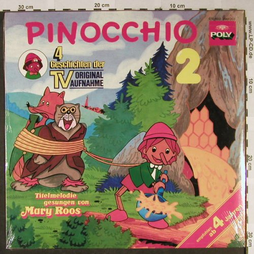 Pinocchio: 2 - 4 Geschichten d.TVAufn,MaryRoss, Poly(2961 203), D, FS-New, 1977 - LP - H2353 - 7,50 Euro