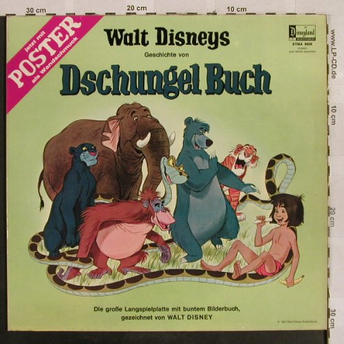 Dschungel Buch: mit Walter Giller, Foc, No Poster, Disneyland(STMA 9606), D, Ri, 1967 - LP - H2843 - 9,00 Euro