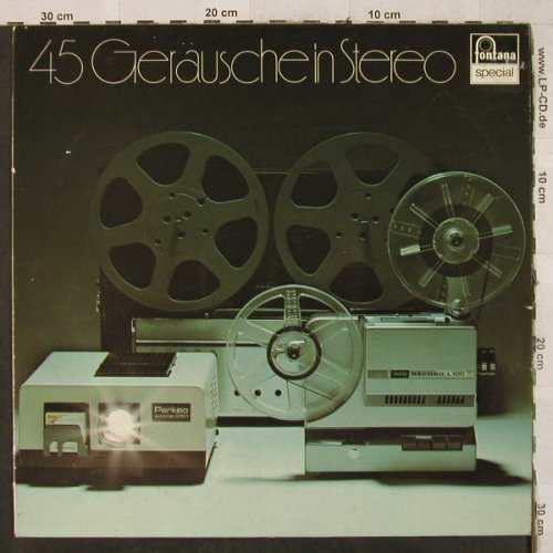 V.A.45 Geräusche in Stereo: DC-8 Triebwerk...Glockengeläut, Fontana(6428 106), D, 1967 - LP - H3496 - 4,00 Euro
