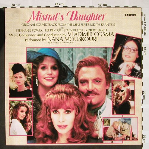 Mistral's Daughter: by Vladimir Cosma,Nana Mouskouri, Carrere/RTL(CAR 66180), F, 1985 - LP - H4058 - 5,50 Euro
