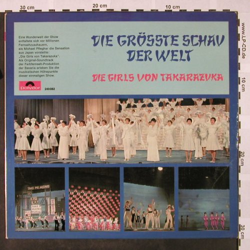 Die Girls von Takarazuka: Die Grösste Schau der Welt, Polydor(249 082), D, 1967 - LP - H4572 - 12,50 Euro