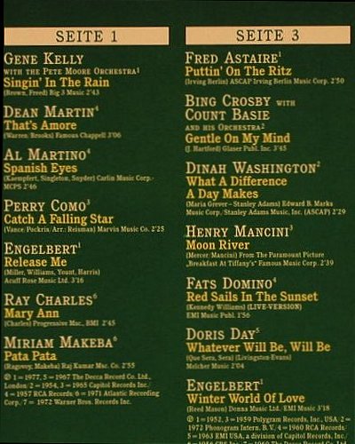 V.A.Singin' In The Rain: Gene Kelly ...Ella Fitzgerald, Polystar(840 143-1), D,  - 2LP - H4880 - 7,50 Euro