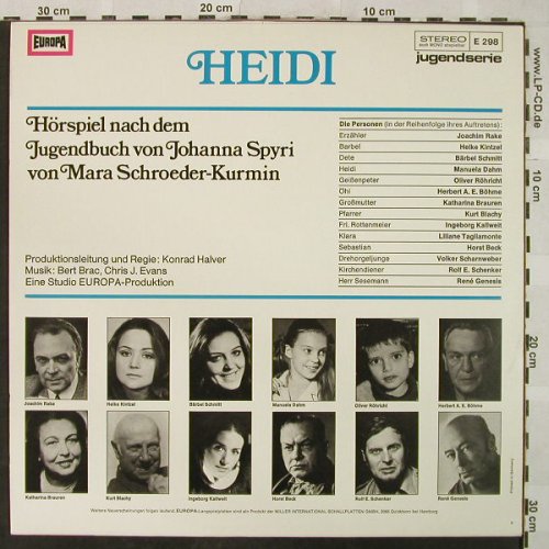 Heidi: Same, Europa(E 298), D, 1973 - LP - H5068 - 5,00 Euro
