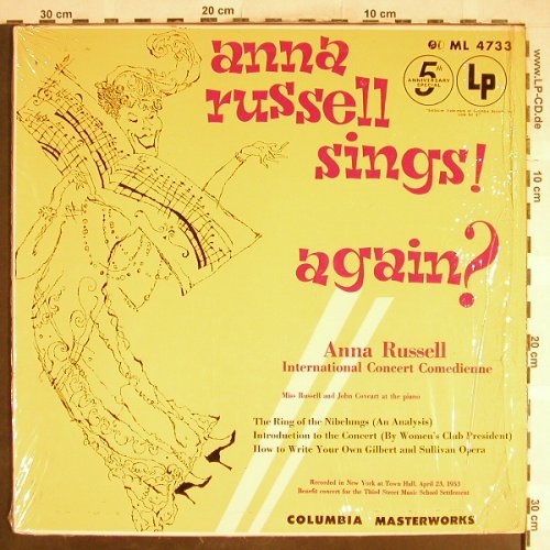 Russell,Anna: Sings Again ?, Columbia,Mono(ML 4733), US, 1972 - LP - H6625 - 5,00 Euro
