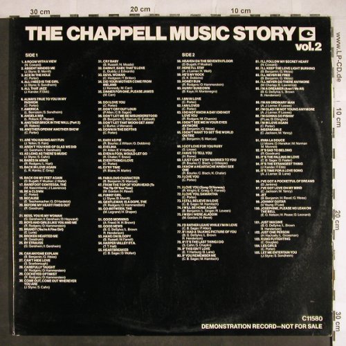 V.A.The Chappell Music Story: Demo Record, 225 Tr. snippets, Chappell(C11580), US, Foc, 1980 - 2LP - H8041 - 7,50 Euro