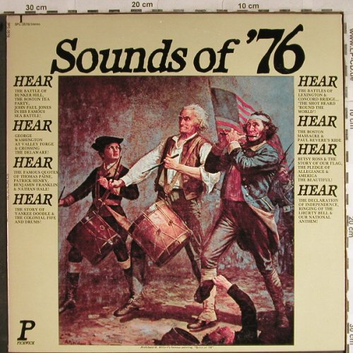 V.A.Sounds of '76: Pledge to the Flag...Anthem,spoken, Pickwick(SPC-3576), US, co, 1975 - LP - H8774 - 6,00 Euro