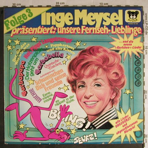 Meysel,Inge  präsentiert: Unsere Fernseh Lieblinge,Folge 3, Für Dich(121 270), D, 1976 - LP - H8837 - 4,00 Euro